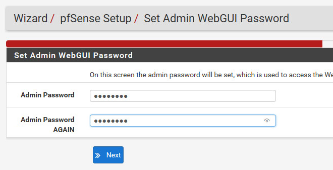 Pfsense Firewall installieren und konfigurieren 7 Last but not least: Ein sicheres Passwort für die Web-Oberfläche der pfsense