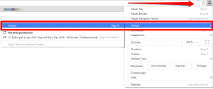 Verlauf löschen bei Google Chrome