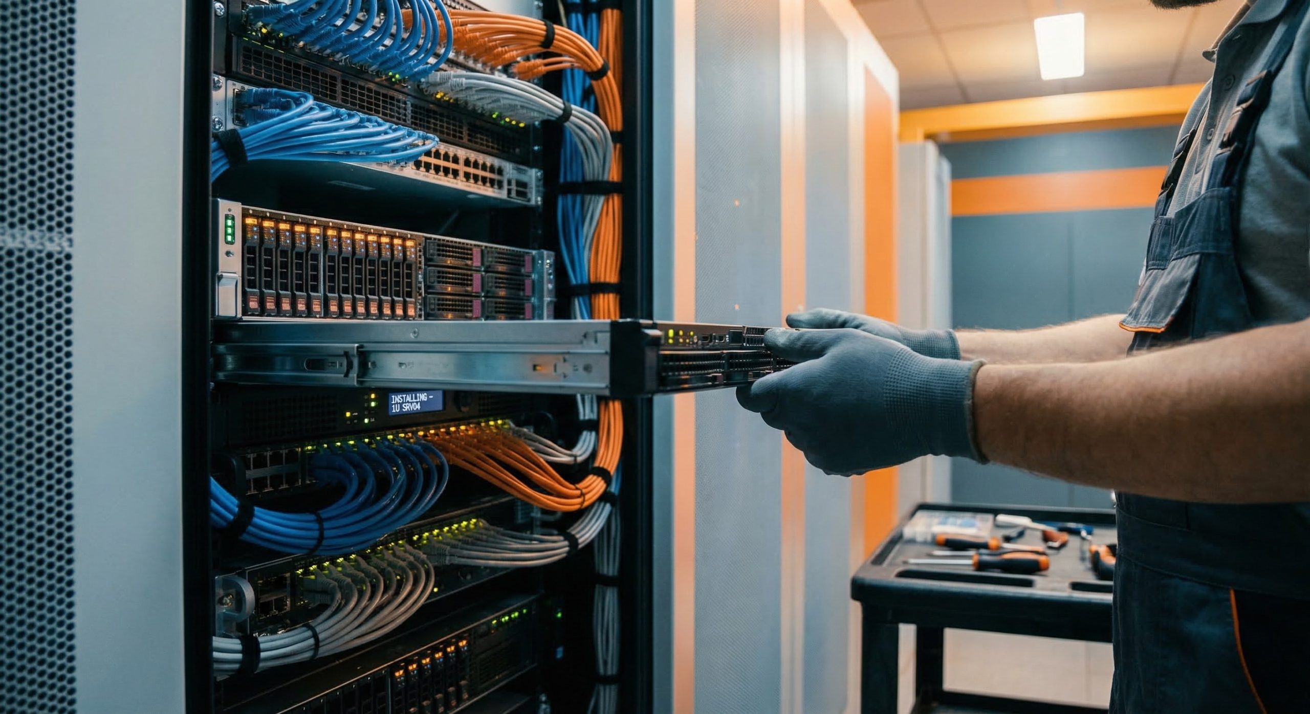 Server Rack Hosting Hardware