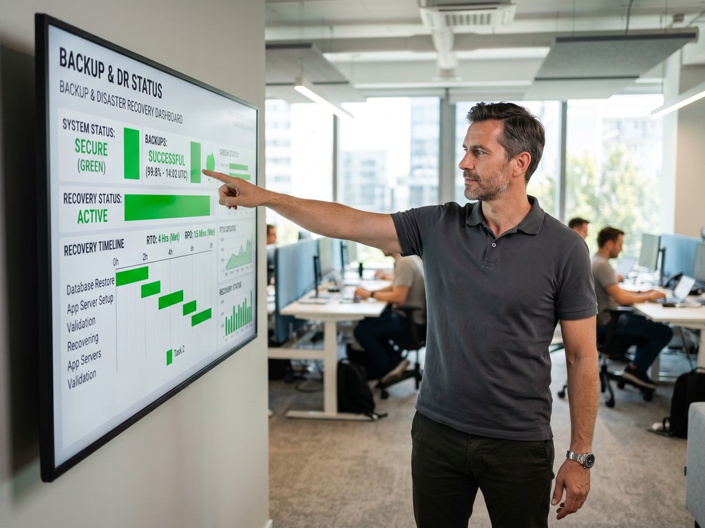Backup Disaster Recovery Dashboard IT-Experte Biteno