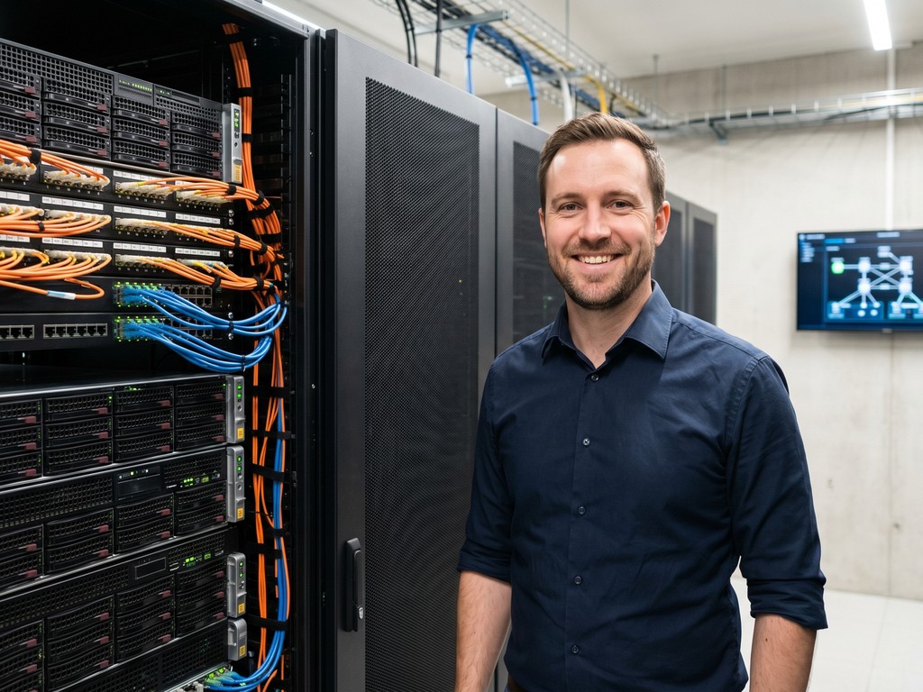 Proxmox Server Rack Supermicro Rechenzentrum Biteno