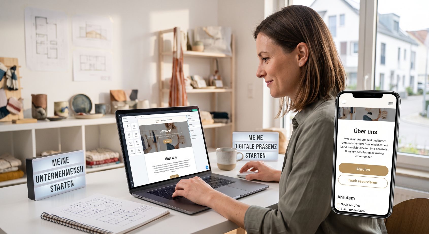So erstellen Sie Ihre eigene Unternehmenshomepage